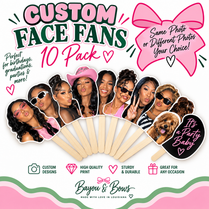 Custom Face Fans